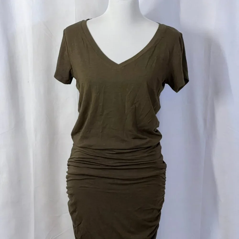 NWT - PRANA Foundation V-Neck Shirt Dress - Picture 2 of 7